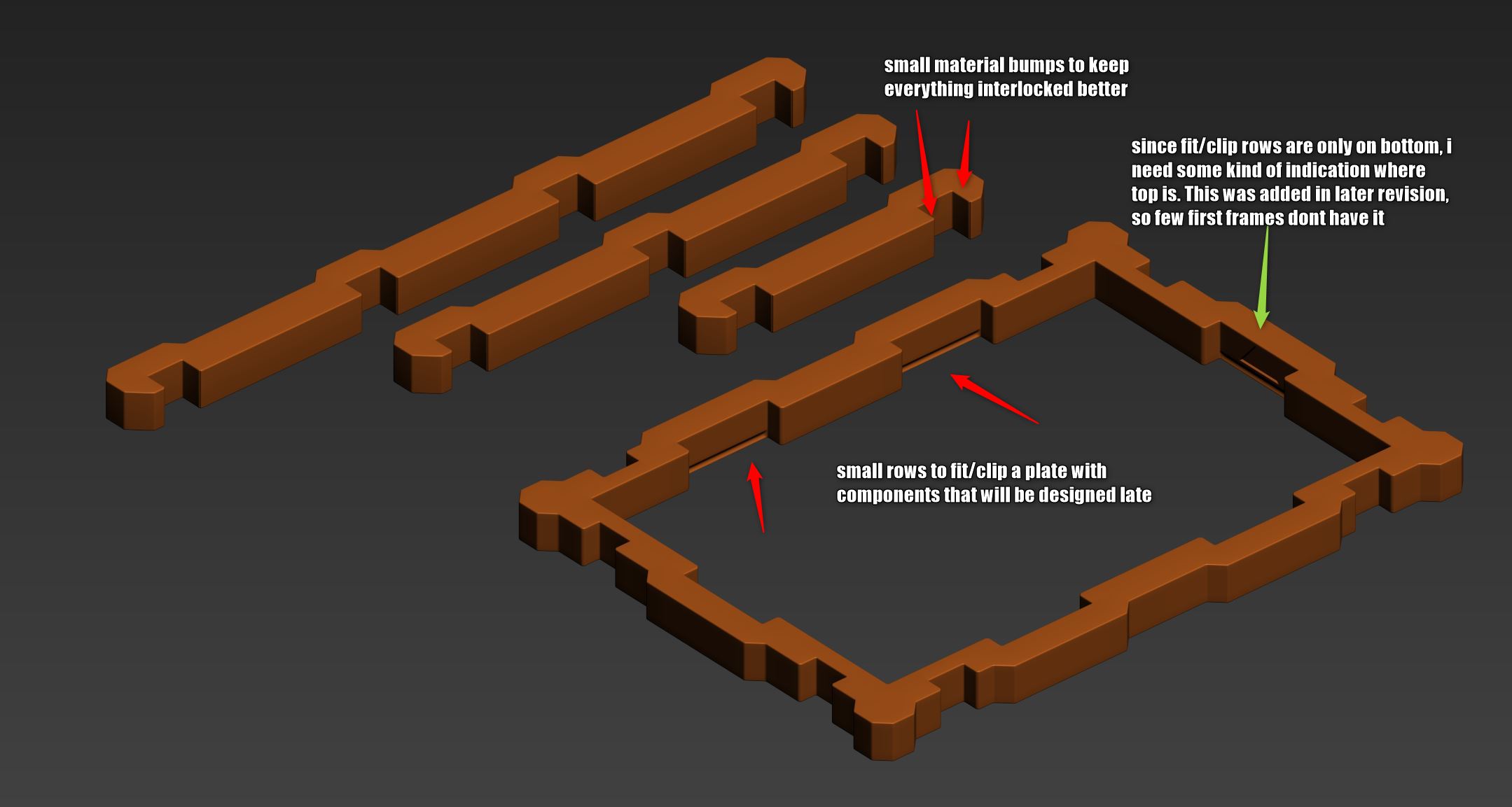 first iteration of frame