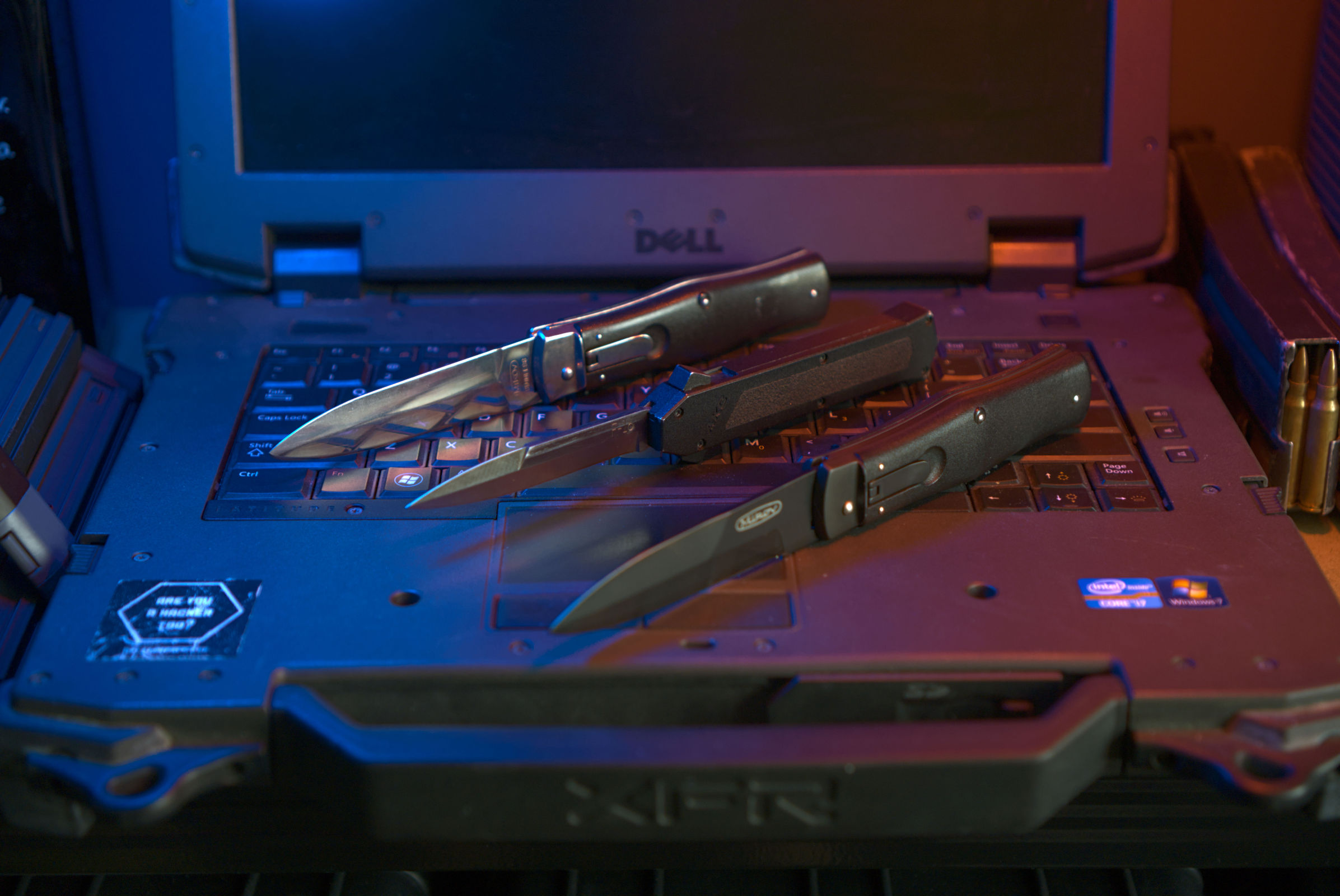 A duo of mikov knives, with AFT knife in the middle.