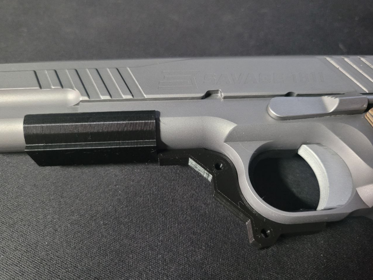 3d print project savage 1911 colt automatic pistol rail adapter